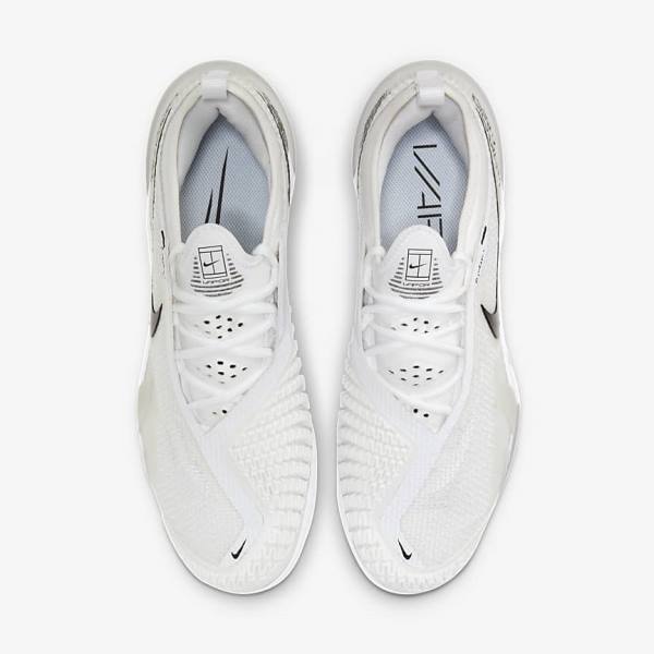 παπουτσια τενις Nike NikeCourt React Vapor NXT Hard-Court ανδρικα ασπρα γκρι μαυρα | NK614OPT