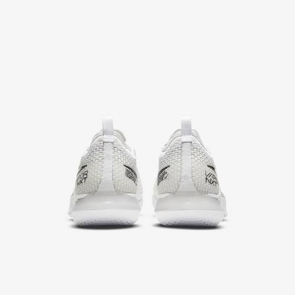 παπουτσια τενις Nike NikeCourt React Vapor NXT Hard-Court ανδρικα ασπρα γκρι μαυρα | NK614OPT