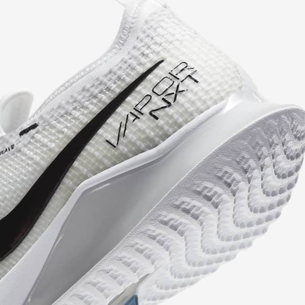 παπουτσια τενις Nike NikeCourt React Vapor NXT Hard-Court ανδρικα ασπρα γκρι μαυρα | NK614OPT