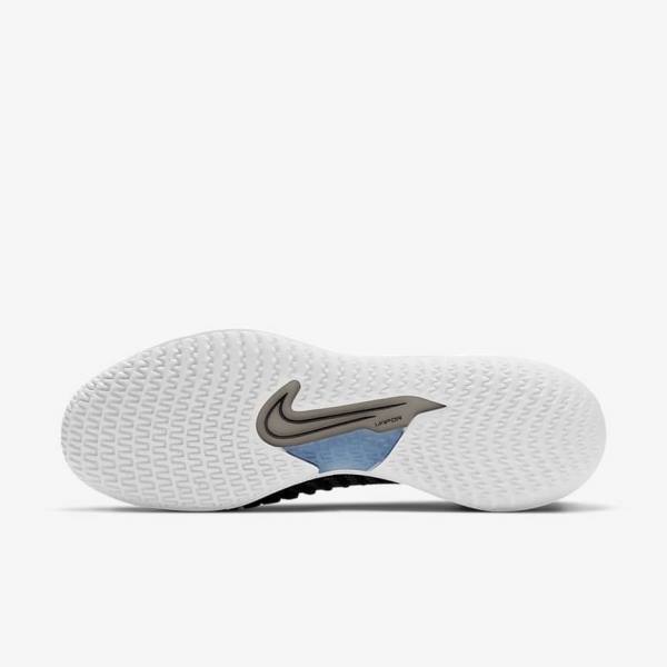 παπουτσια τενις Nike NikeCourt React Vapor NXT Hard-Court ανδρικα μαυρα ασπρα | NK812DJQ