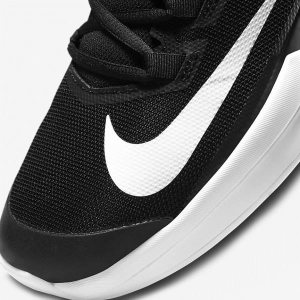 παπουτσια τενις Nike NikeCourt Vapor Lite Hard Court ανδρικα μαυρα ασπρα | NK163HXI