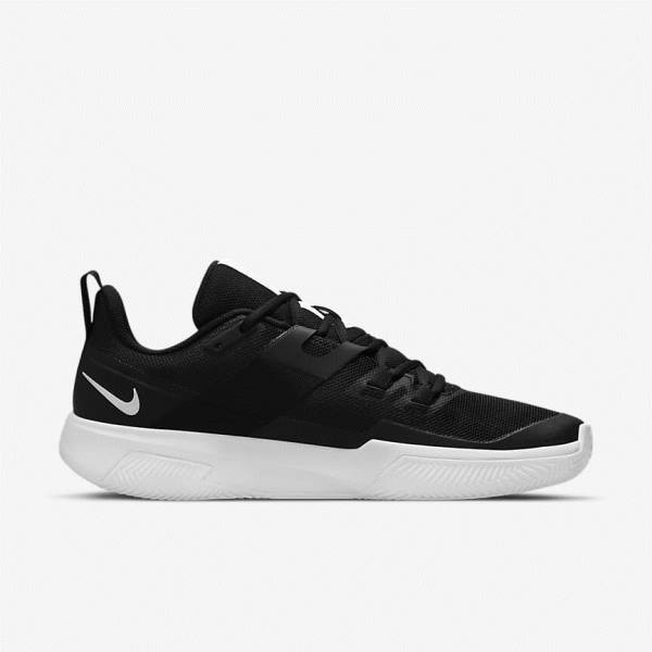 παπουτσια τενις Nike NikeCourt Vapor Lite Clay Court ανδρικα μαυρα ασπρα | NK841UEG