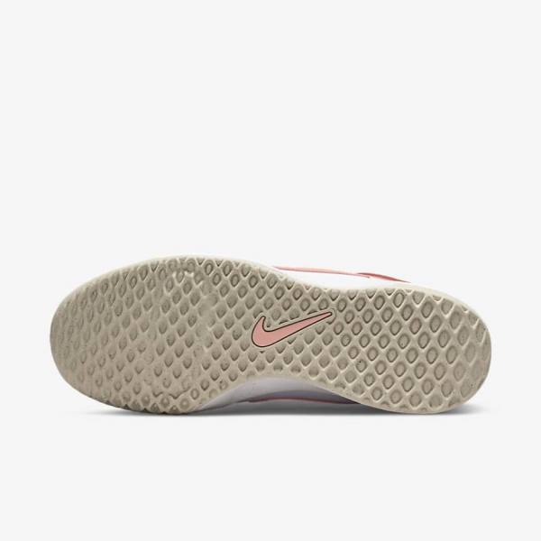 παπουτσια τενις Nike NikeCourt Zoom Lite 3 γυναικεια ασπρα κοκκινα ασπρα ανοιχτο | NK185LUK