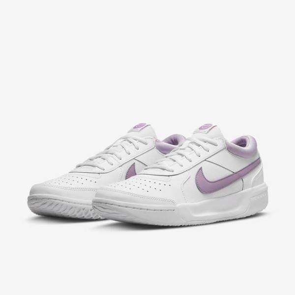 παπουτσια τενις Nike NikeCourt Zoom Lite 3 γυναικεια ασπρα | NK219ACZ