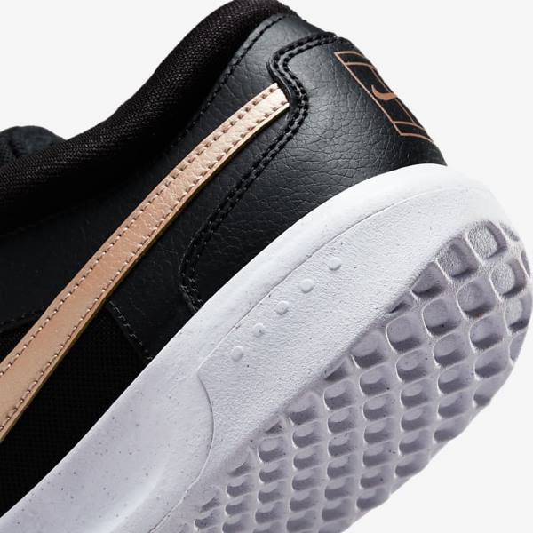 παπουτσια τενις Nike NikeCourt Zoom Lite 3 γυναικεια μαυρα ασπρα μεταλλικός κοκκινα καφε | NK485TDL