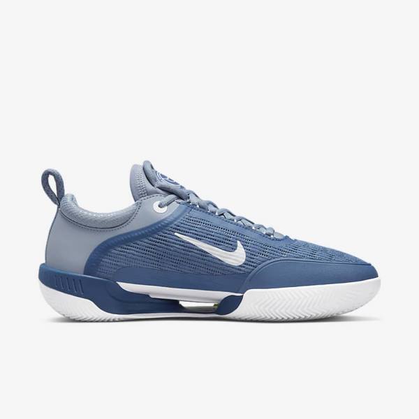 παπουτσια τενις Nike NikeCourt Zoom NXT Clay Court ανδρικα σκουρο μπλε ασπρα | NK576EUF