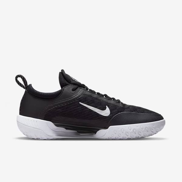 παπουτσια τενις Nike NikeCourt Zoom NXT Hard Court ανδρικα μαυρα ασπρα | NK956YDG