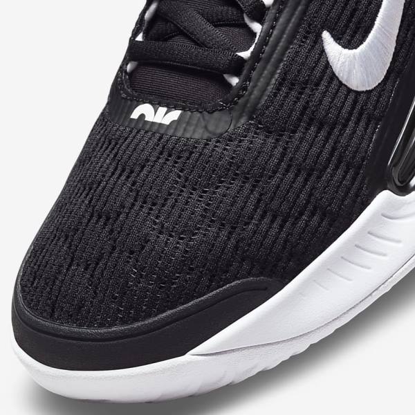 παπουτσια τενις Nike NikeCourt Zoom NXT Hard Court ανδρικα μαυρα ασπρα | NK956YDG