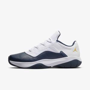 Jordan Παπουτσια Nike Air Jordan 11 CMFT Low ανδρικα ασπρα σκουρο μπλε | NK436UCW