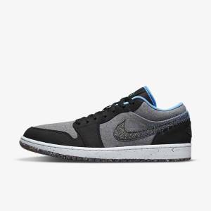 Jordan Παπουτσια Nike Air Jordan 1 Low SE ανδρικα γκρι μαυρα μπλε | NK163MFD