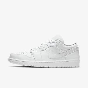 Jordan Παπουτσια Nike Air Jordan 1 Low ανδρικα ασπρα | NK108NLC