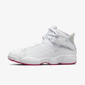 Jordan Παπουτσια Nike Jordan 6 Rings ανδρικα ασπρα Πλατίνα | NK045OMV