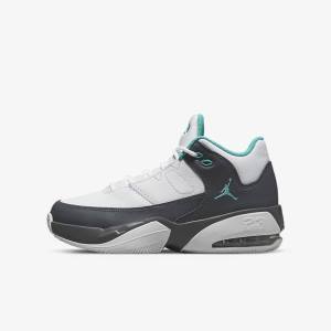 Jordan Παπουτσια Nike Jordan Max Aura 3 Older παιδικα ασπρα γκρι τυρκουάζ | NK038DSY