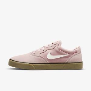 Skate Παπούτσια Nike SB Chron 2 ανδρικα ροζ ανοιχτο καφε | NK290LBM