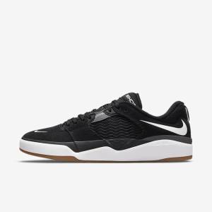 Skate Παπούτσια Nike SB Ishod Wair ανδρικα μαυρα σκούρο γκρι ασπρα | NK742FRD