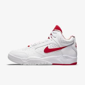 Αθλητικά Παπούτσια Nike Air Flight Lite Mid ανδρικα ασπρα κοκκινα | NK701XSQ