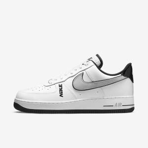 Αθλητικά Παπούτσια Nike Air Force 1 07 LV8 ανδρικα ασπρα μαυρα γκρι ασπρα | NK369PAY