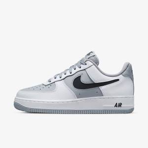 Αθλητικά Παπούτσια Nike Air Force 1 07 LV8 ανδρικα ασπρα γκρι μαυρα | NK649QYB