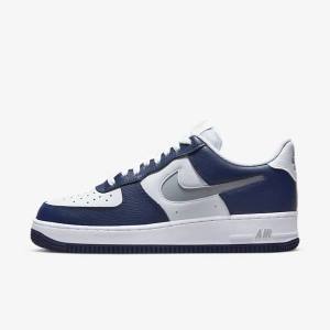 Αθλητικά Παπούτσια Nike Air Force 1 07 LV8 ανδρικα σκουρο μπλε ασπρα γκρι | NK746YZV