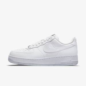 Αθλητικά Παπούτσια Nike Air Force 1 07 Next Nature γυναικεια ασπρα μαυρα μεταλλικός ασημι | NK371WVS