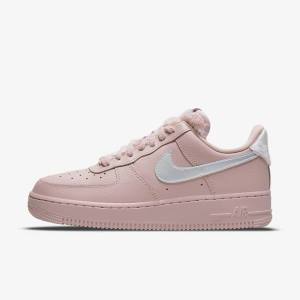 Αθλητικά Παπούτσια Nike Air Force 1 07 γυναικεια ροζ μεταλλικός ασημι | NK948YHC