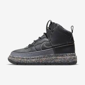 Αθλητικά Παπούτσια Nike Air Force 1 Boot ανδρικα σκούρο γκρι μαυρα | NK750USD