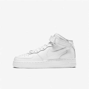 Αθλητικά Παπούτσια Nike Air Force 1 Mid LE Older παιδικα ασπρα | NK089IPJ