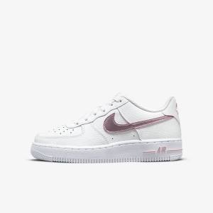 Αθλητικά Παπούτσια Nike Air Force 1 Older παιδικα ασπρα ροζ | NK375RTZ