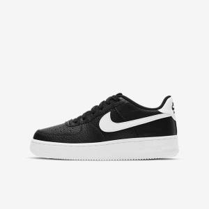 Αθλητικά Παπούτσια Nike Air Force 1 Older παιδικα μαυρα ασπρα | NK803DJE