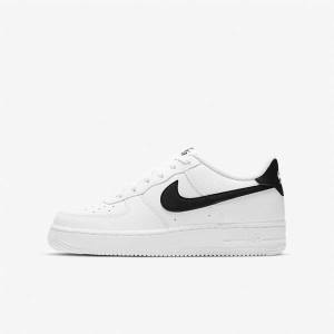 Αθλητικά Παπούτσια Nike Air Force 1 Older παιδικα ασπρα μαυρα | NK874HPZ
