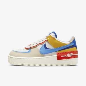 Αθλητικά Παπούτσια Nike Air Force 1 Shadow γυναικεια μπλε ρουά πορτοκαλι μπλε | NK087BEM