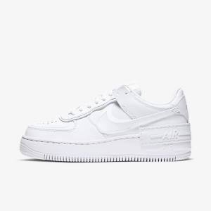 Αθλητικά Παπούτσια Nike Air Force 1 Shadow γυναικεια ασπρα | NK605TPW