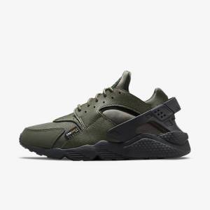 Αθλητικά Παπούτσια Nike Air Huarache ανδρικα Χακί μαυρα χρυσο χρωμα Χακί | NK248HJA