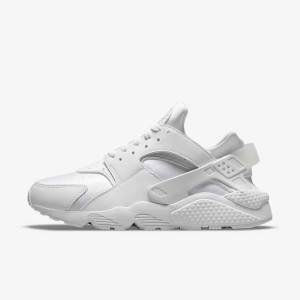 Αθλητικά Παπούτσια Nike Air Huarache ανδρικα ασπρα Πλατίνα | NK325VNX