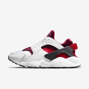 Αθλητικά Παπούτσια Nike Air Huarache ανδρικα ασπρα κοκκινα μαυρα κοκκινα | NK831STR