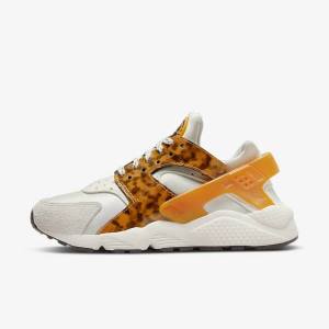 Αθλητικά Παπούτσια Nike Air Huarache γυναικεια καφε ανοιχτο Μπεζ κίτρινα | NK156LBT