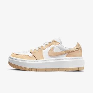 Αθλητικά Παπούτσια Nike Air Jordan 1 Elevate Low γυναικεια ασπρα μαυρα | NK056TQU