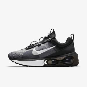 Αθλητικά Παπούτσια Nike Air Max 2021 ανδρικα μαυρα γκρι ασπρα | NK690YSC