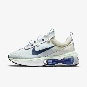 Αθλητικά Παπούτσια Nike Air Max 2021 γυναικεια ασπρα πρασινο οψιάνος | NK583NBO