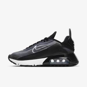 Αθλητικά Παπούτσια Nike Air Max 2090 γυναικεια μαυρα μεταλλικός ασημι ασπρα | NK673OKA