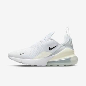 Αθλητικά Παπούτσια Nike Air Max 270 γυναικεια ασπρα Πλατίνα μεταλλικός ασημι | NK206GRM