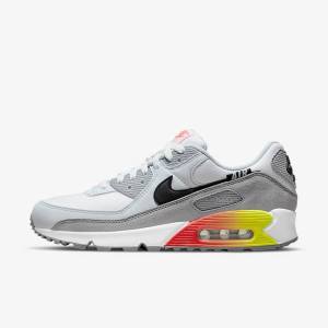 Αθλητικά Παπούτσια Nike Air Max 90 Air Max Month ανδρικα γκρι ανοιχτο κοκκινα μαυρα | NK498EQJ