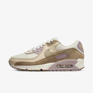 Αθλητικά Παπούτσια Nike Air Max 90 γυναικεια καφε ανοιχτο μωβ Χακί | NK813DHM