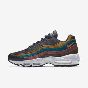 Αθλητικά Παπούτσια Nike Air Max 95 By You Custom ανδρικα Πολύχρωμο | NK321CDW