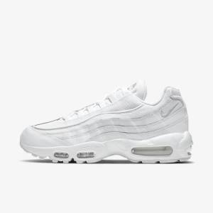 Αθλητικά Παπούτσια Nike Air Max 95 Essential ανδρικα ασπρα γκρι ασπρα | NK420LXE