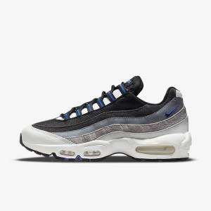 Αθλητικά Παπούτσια Nike Air Max 95 ανδρικα μαυρα σκούρο γκρι μπλε | NK197WDG