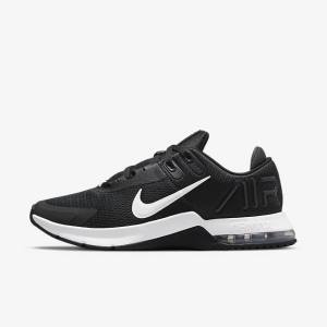 Αθλητικά Παπούτσια Nike Air Max Alpha Trainer 4 ανδρικα μαυρα σκούρο γκρι ασπρα | NK301GNH