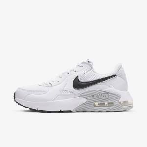 Αθλητικά Παπούτσια Nike Air Max Excee γυναικεια ασπρα Πλατίνα μαυρα | NK045MOZ