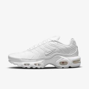 Αθλητικά Παπούτσια Nike Air Max Plus γυναικεια ασπρα Πλατίνα ασπρα | NK912IMH