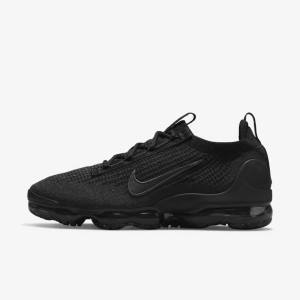 Αθλητικά Παπούτσια Nike Air VaporMax 2021 FK ανδρικα μαυρα σκούρο γκρι | NK028NUG